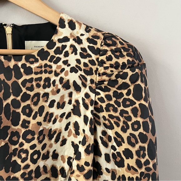 Trade - need M: Tuckernuck x India hicks leopard print mini shift - Picture 3 of 12